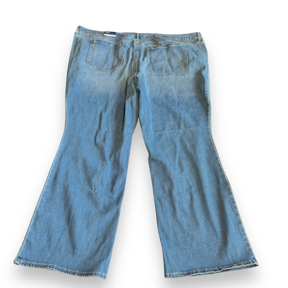 Old Navy Kicker Bootcut Jeans 30 Plus Size New Blue Jeans Boot Cut - Picture 2 of 10